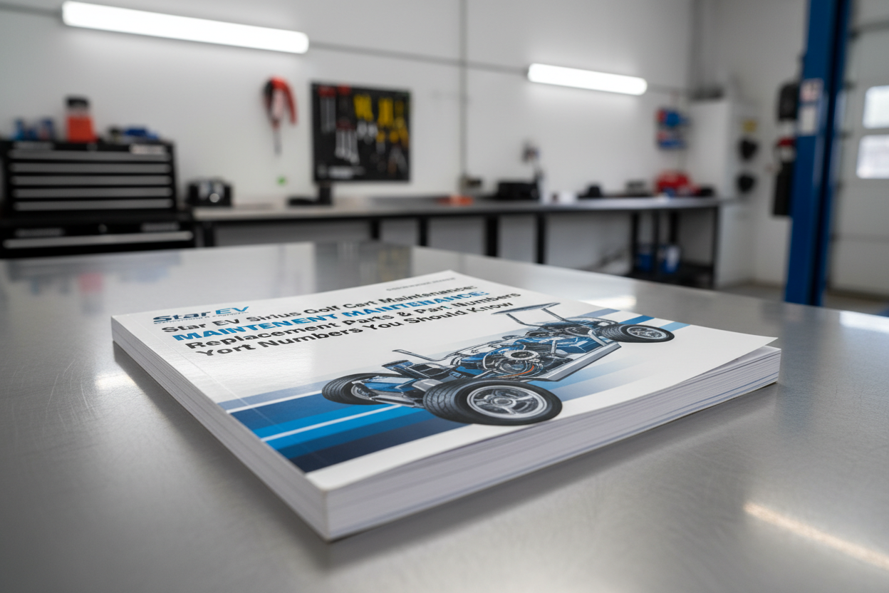 Star EV Sirius Golf Cart Maintenance: Replacement Parts & Part Numbers You Should Know