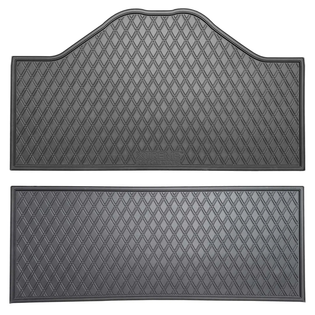 Epic E40FX Golf Cart Floor Mat Set - 1st & 2nd Row