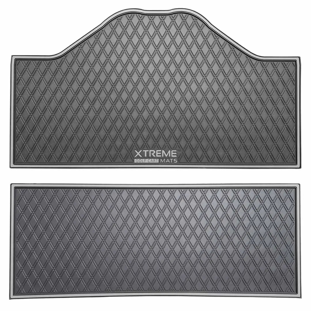 Epic E40FX Golf Cart Floor Mat Set - 1st & 2nd Row