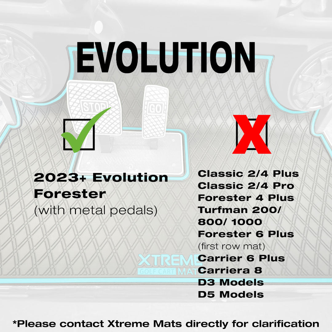 Evolution Floor Mat - Fits 2023+ Evolution Forester ONLY FITS MODEL WITH METAL PEDALS