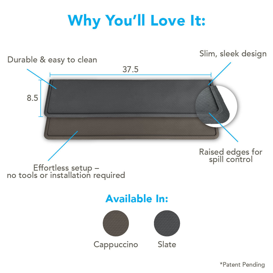 Pet Feeding Mat | Non-Slip, Spill-Proof Bowl Mat