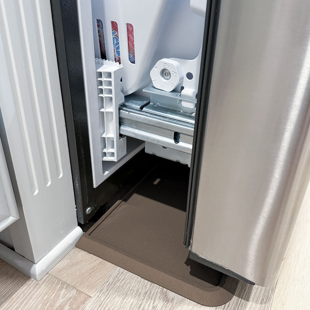 Cappucinno Color - Refrigerator Kickplate Mat – Protects Floors from Ice, Water, and Condensation