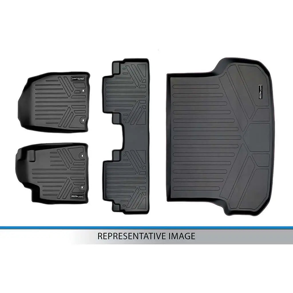 SMARTLINER Custom Fit Floor Liners For for 2016-2020 Tesla Model X Smartliner USA