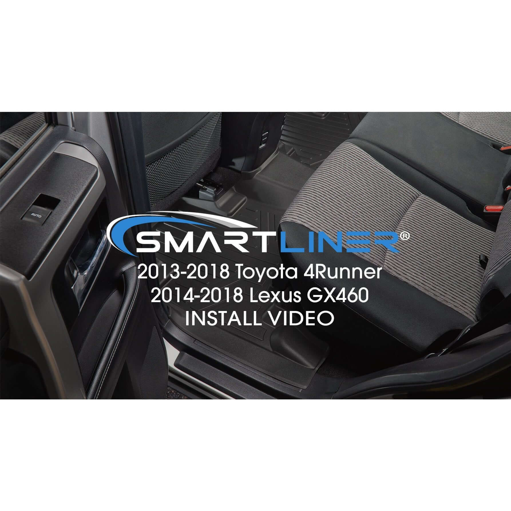 SMARTLINER Custom Fit Floor Liners For 2013-2024 Toyota 4Runner (5 Passenger without Sliding Rear Tray) Smartliner USA