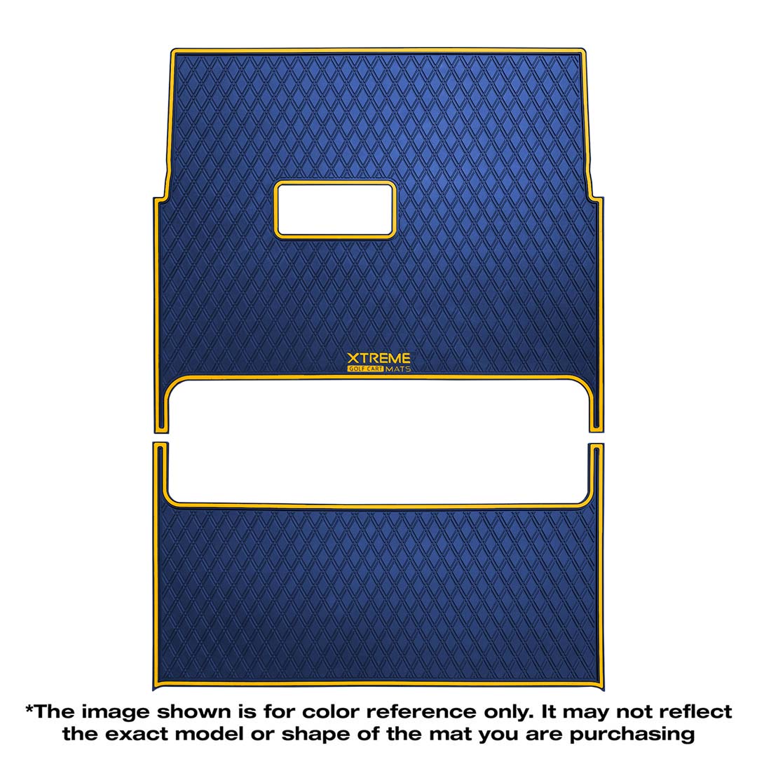 *LIMITED EDITION Collegiate Colors* AdvancedEV Horizon Golf Cart Floor Mat Set - 1st & 2nd Row