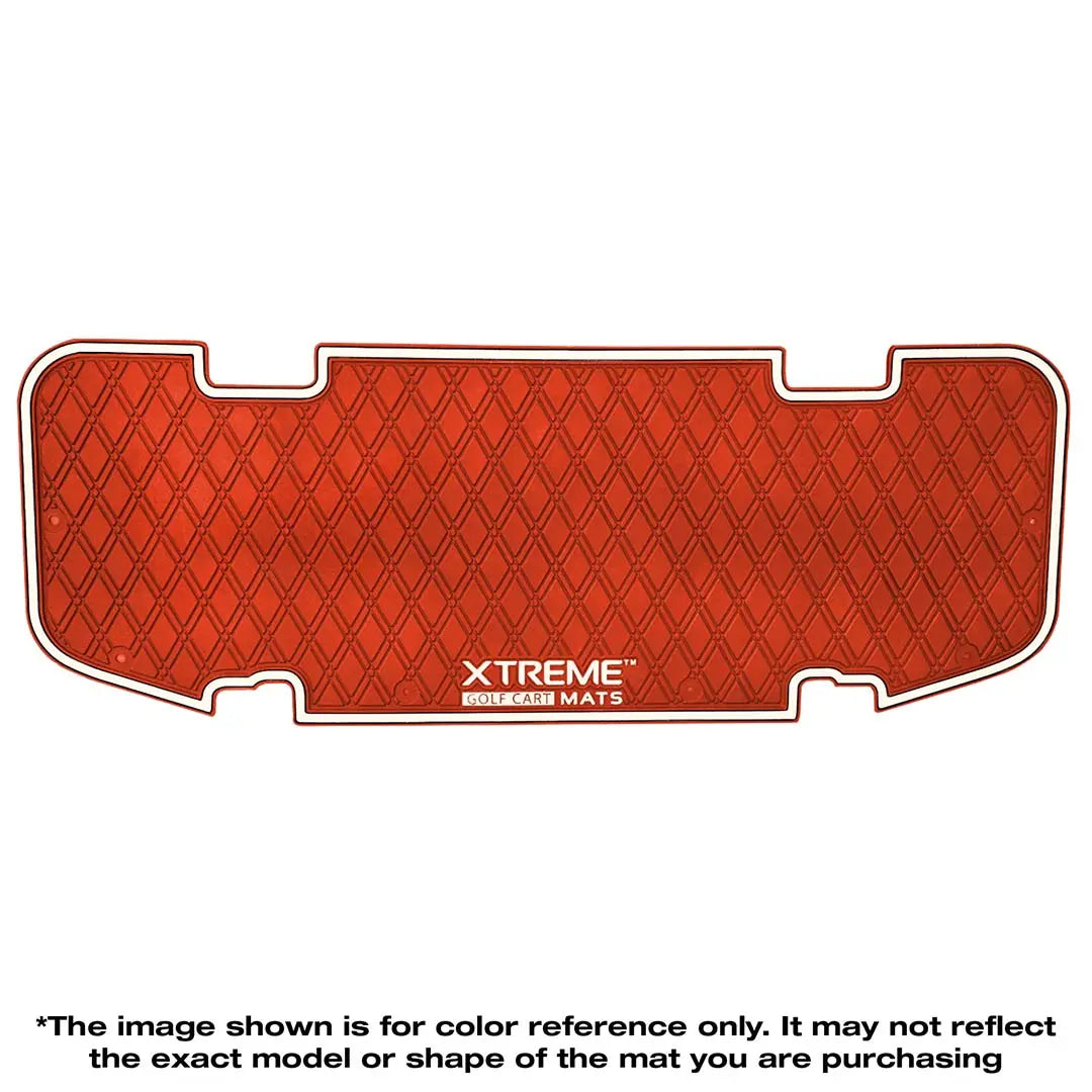 *LIMITED EDITION Collegiate Colors* E-Z-GO RXV & TXT - Rear Facing Foot Rest Mat - Fits Select E-Z-GO RXV and TXT Rear Seat Kits - PRO Series Xtreme Mats Golf