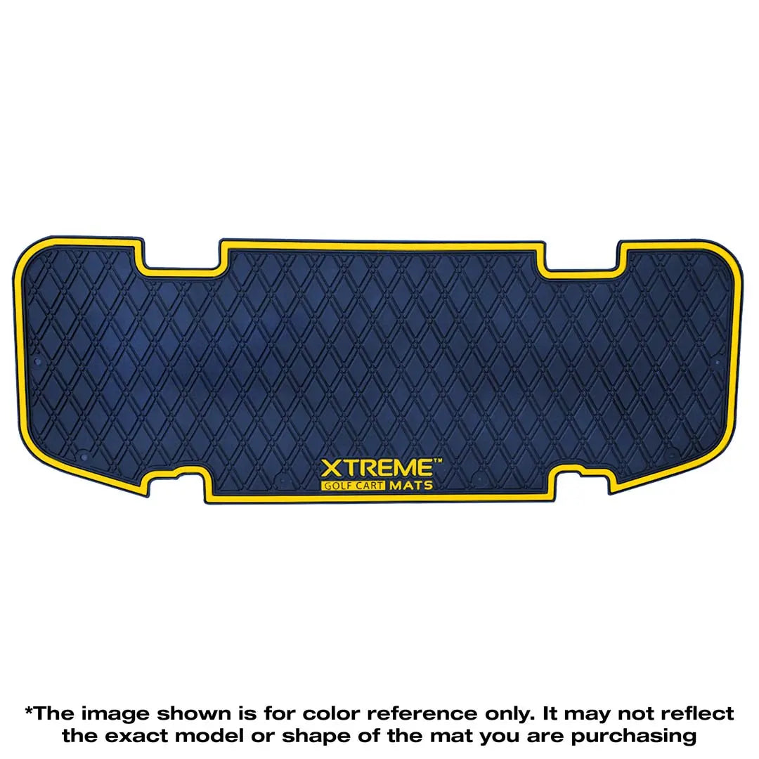 *LIMITED EDITION Collegiate Colors* E-Z-GO RXV & TXT - Rear Facing Foot Rest Mat - Fits Select E-Z-GO RXV and TXT Rear Seat Kits - PRO Series Xtreme Mats Golf