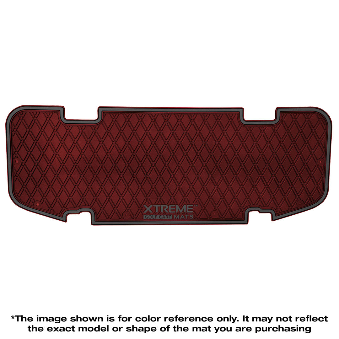 *LIMITED EDITION Collegiate Colors* E-Z-GO RXV & TXT - Rear Facing Foot Rest Mat - Fits Select E-Z-GO RXV and TXT Rear Seat Kits - PRO Series Xtreme Mats Golf