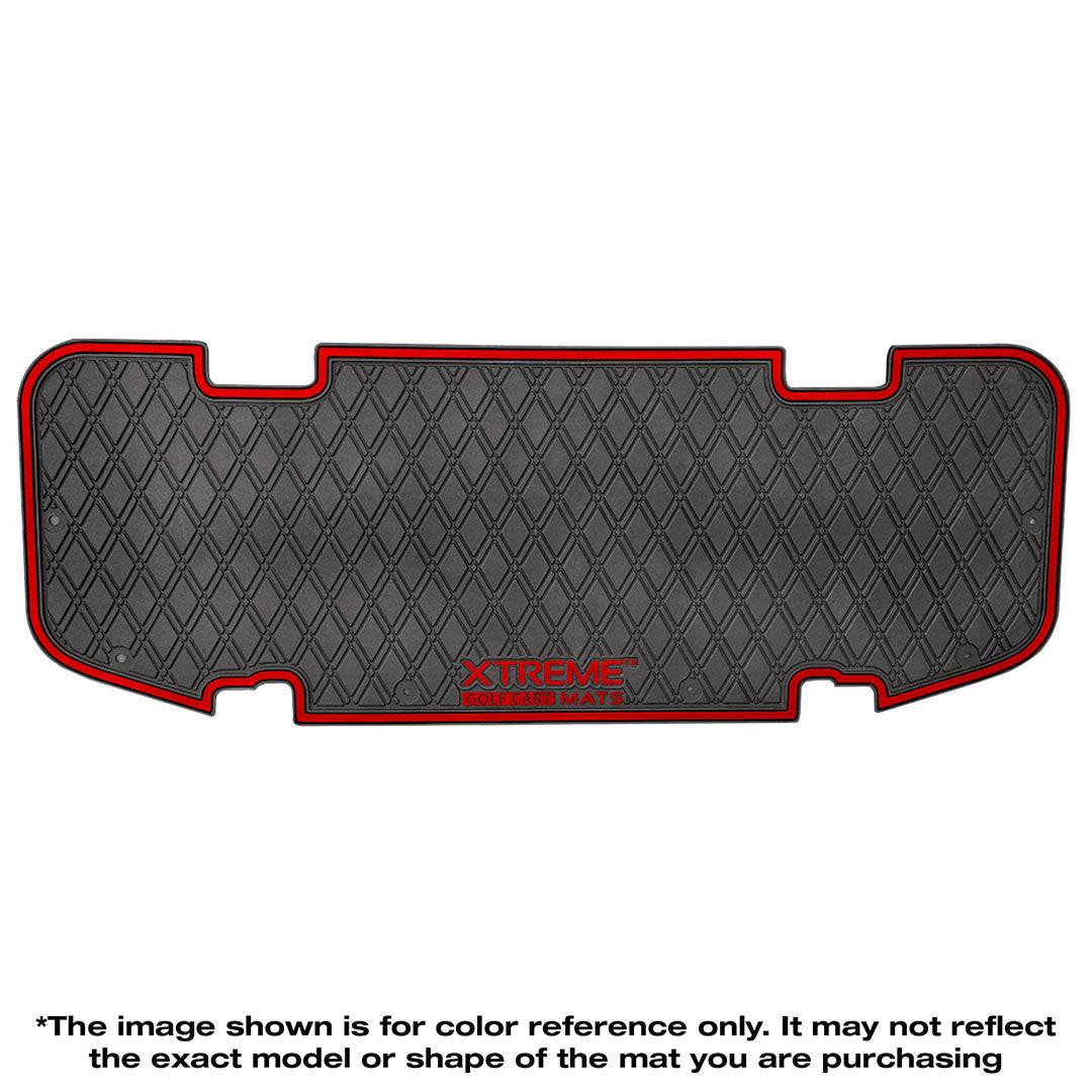 *LIMITED EDITION Collegiate Colors* E-Z-GO RXV & TXT - Rear Facing Foot Rest Mat - Fits Select E-Z-GO RXV and TXT Rear Seat Kits - PRO Series Xtreme Mats Golf