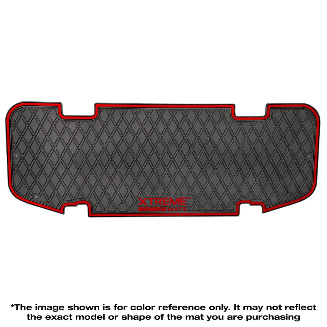 *LIMITED EDITION Collegiate Colors* E-Z-GO RXV & TXT - Rear Facing Foot Rest Mat - Fits Select E-Z-GO RXV and TXT Rear Seat Kits - PRO Series Xtreme Mats Golf