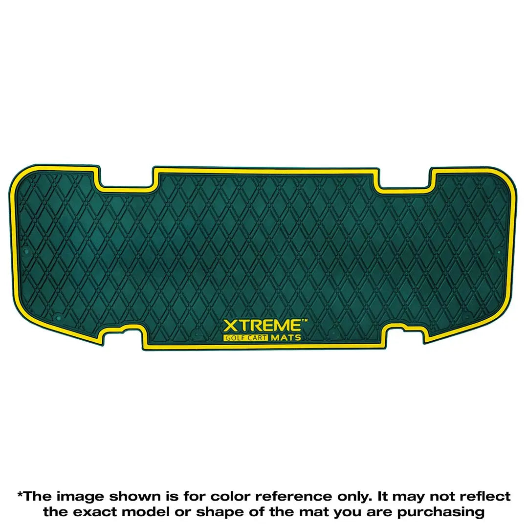 *LIMITED EDITION Collegiate Colors* E-Z-GO RXV & TXT - Rear Facing Foot Rest Mat - Fits Select E-Z-GO RXV and TXT Rear Seat Kits - PRO Series Xtreme Mats Golf