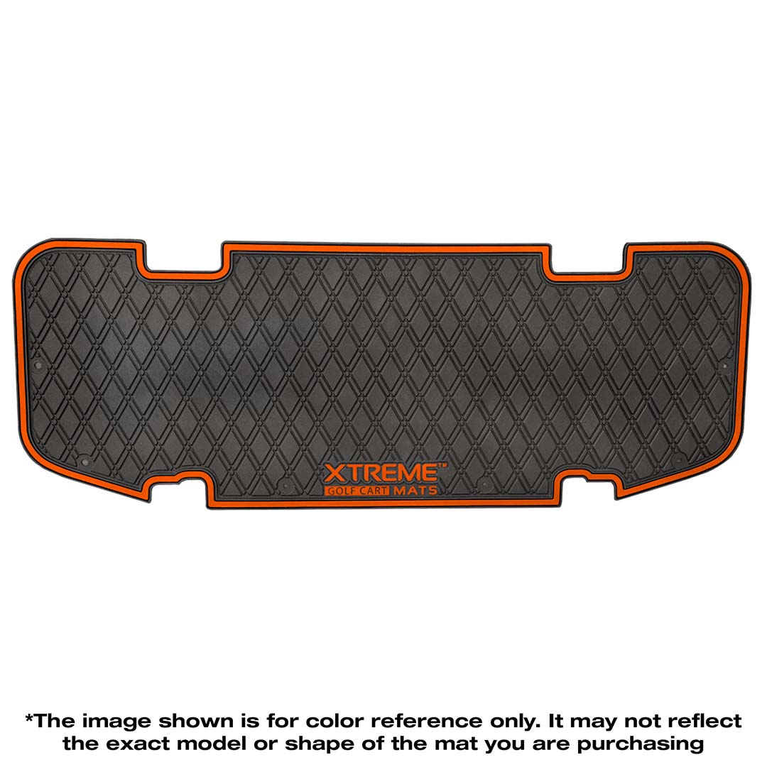 *LIMITED EDITION Collegiate Colors* E-Z-GO RXV & TXT - Rear Facing Foot Rest Mat - Fits Select E-Z-GO RXV and TXT Rear Seat Kits - PRO Series Xtreme Mats Golf