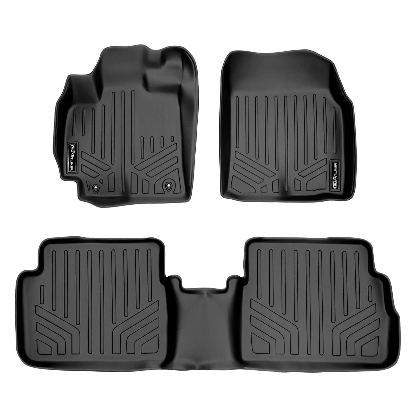 SMARTLINER Custom Fit Floor Liners For 2009-2013 Toyota Corolla (Automatic Transmission) Smartliner USA