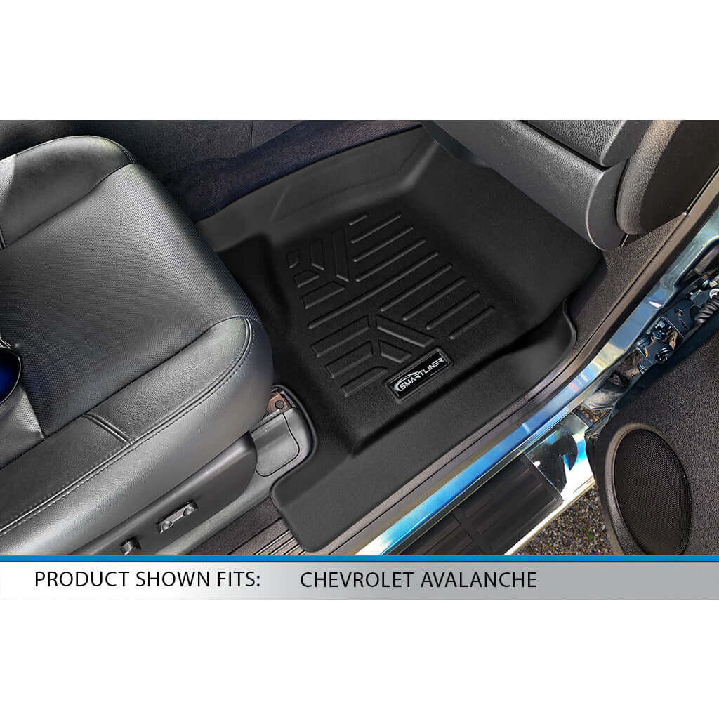 SMARTLINER Custom Fit Floor Liners For 2007-2013 Chevrolet Avalanche Smartliner USA