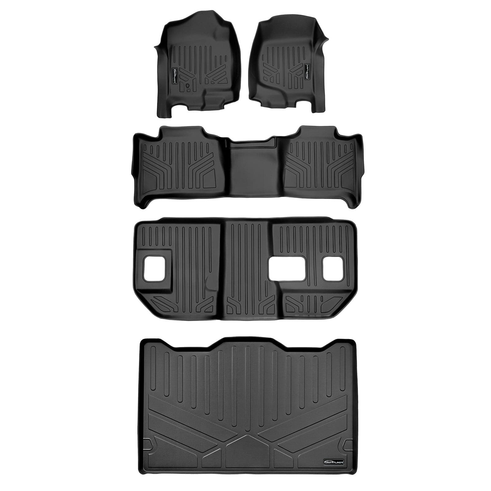 Smart Trim™ Custom Fit Floor Liners For for 2007-2014 Suburban / Yukon XL Smartliner USA