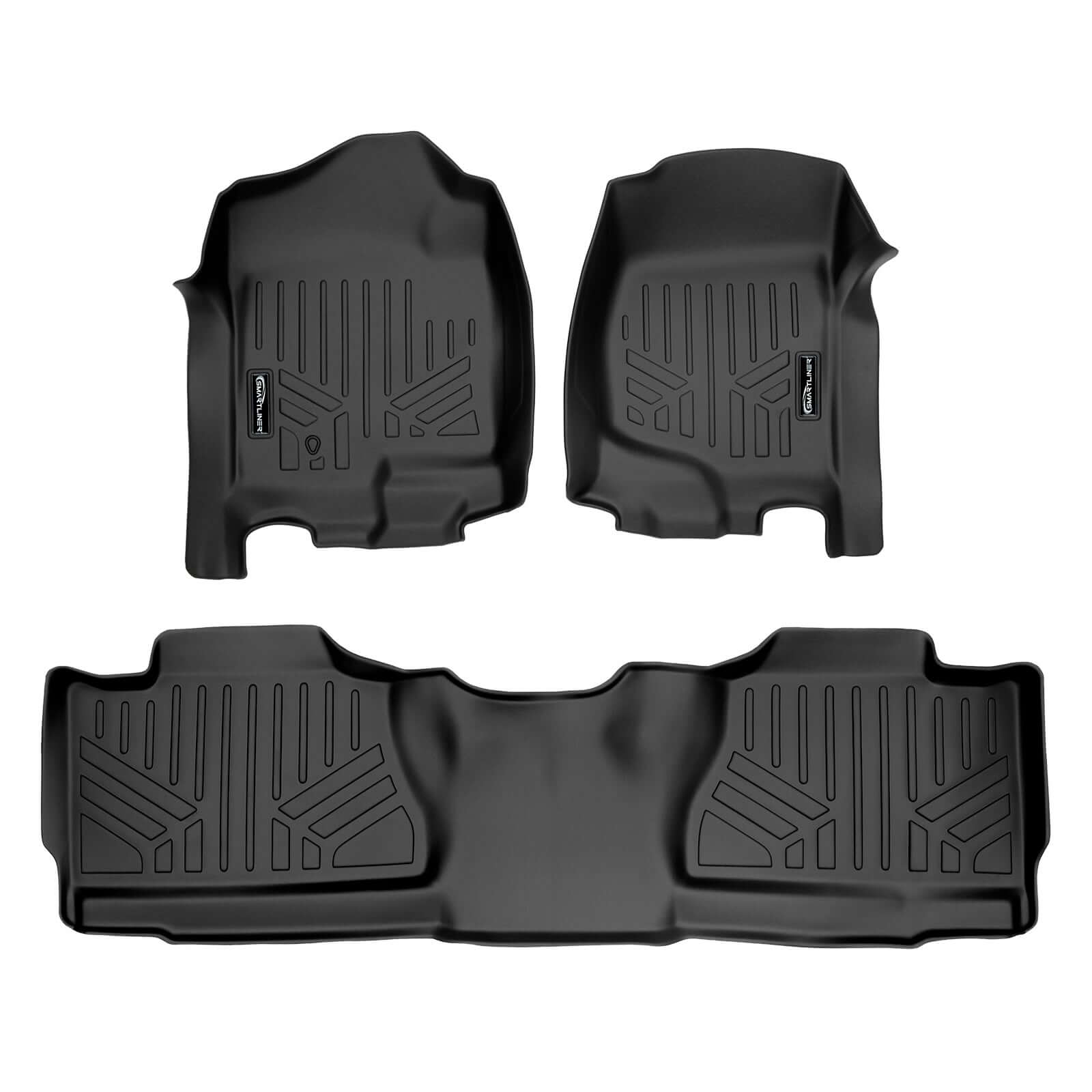 SMARTLINER Custom Fit Floor Liners For 2007-2013 Chevrolet Avalanche Smartliner USA