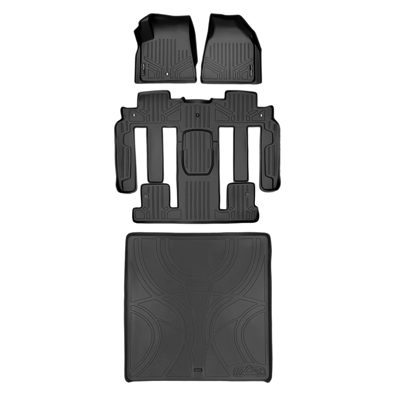 SMARTLINER Custom Fit Floor Liners For GMC Acadia 2007-2016 Smartliner USA