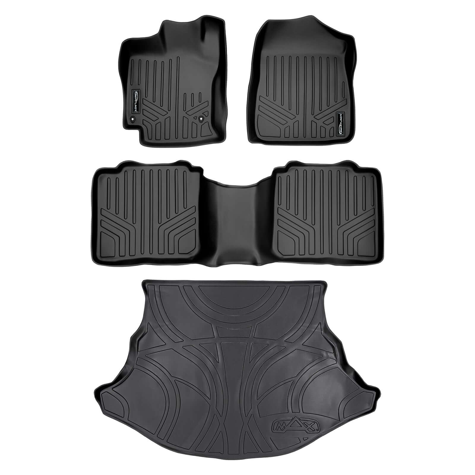 SMARTLINER Custom Fit Floor Liners For 2009-2012 Toyota Venza Smartliner USA