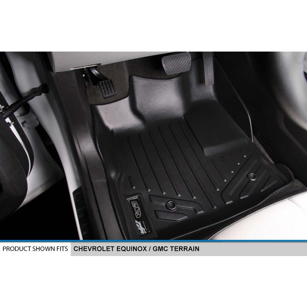 Smart Trim™ Custom Fit Floor Liners For 2010-2011 Equinox / Terrain (Dual Front Floor Hooks) Smartliner USA