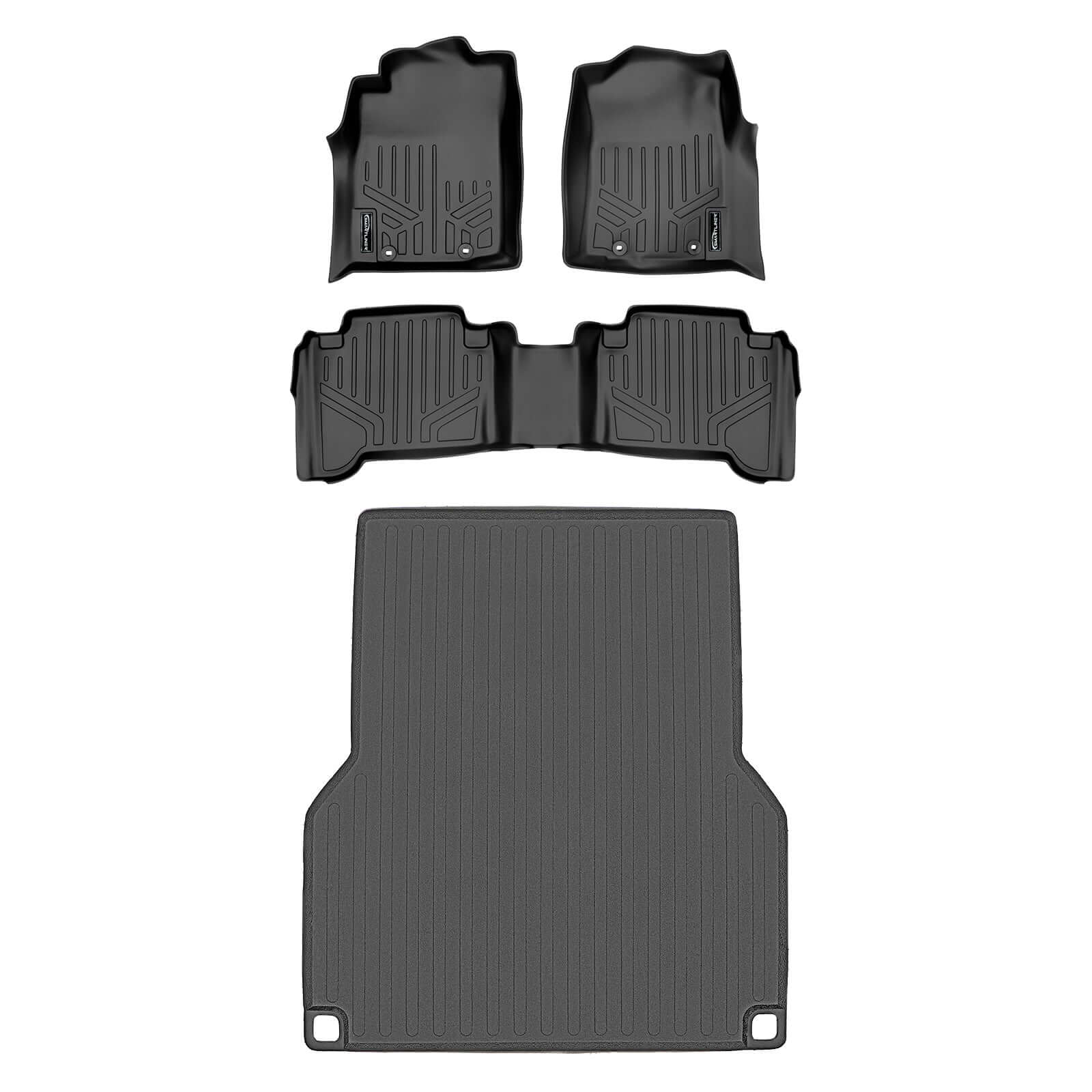 SmartCoverage™ Custom Fit Floor Liners For 2012-2015 Toyota Tacoma Double Cab Smartliner USA
