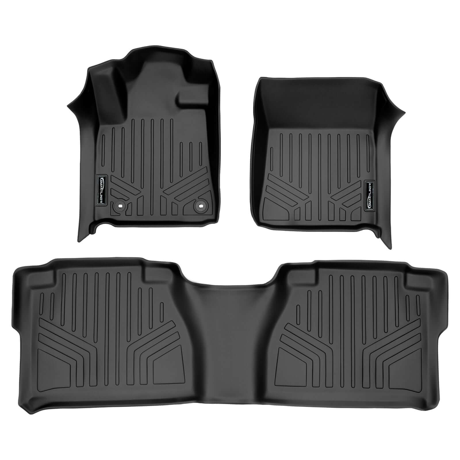 SMARTLINER Custom Fit Floor Liners For 2012-2013 Toyota Tundra Double Cab Smartliner USA