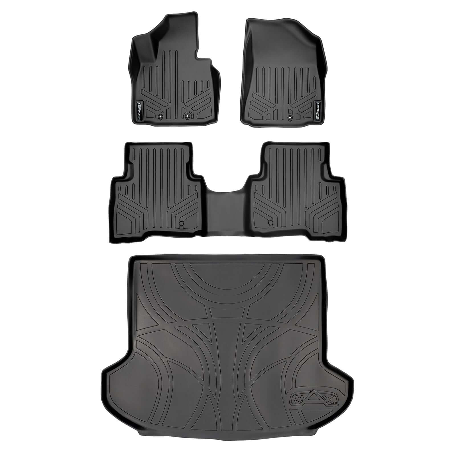 SMARTLINER Custom Fit Floor Liners For 2014-2015 Kia Sorento (without 3rd Row Seats) Smartliner USA