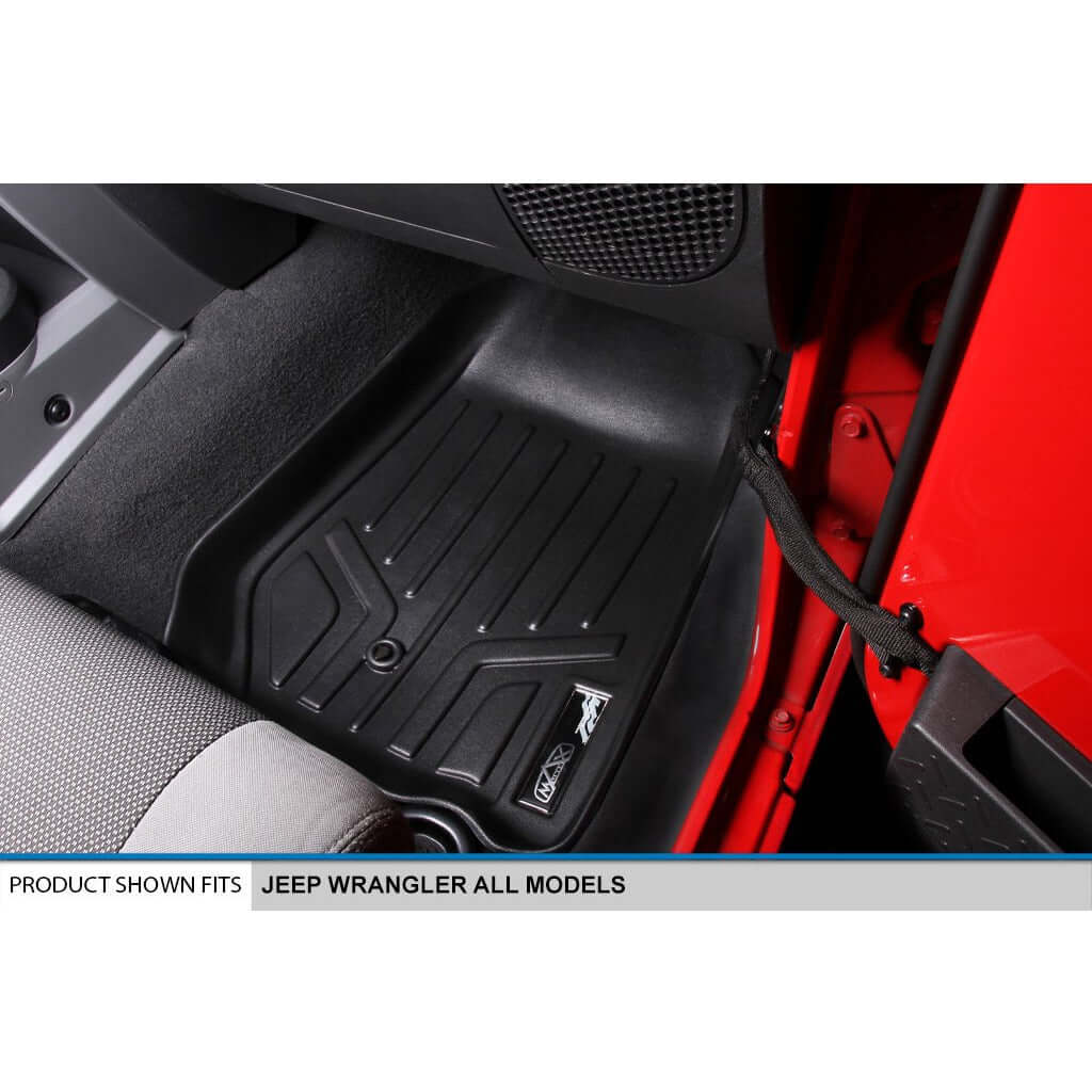 SMARTLINER Custom Fit Floor Liners For 2011-2013 Jeep Wrangler Unlimited (4-Door) Smartliner USA
