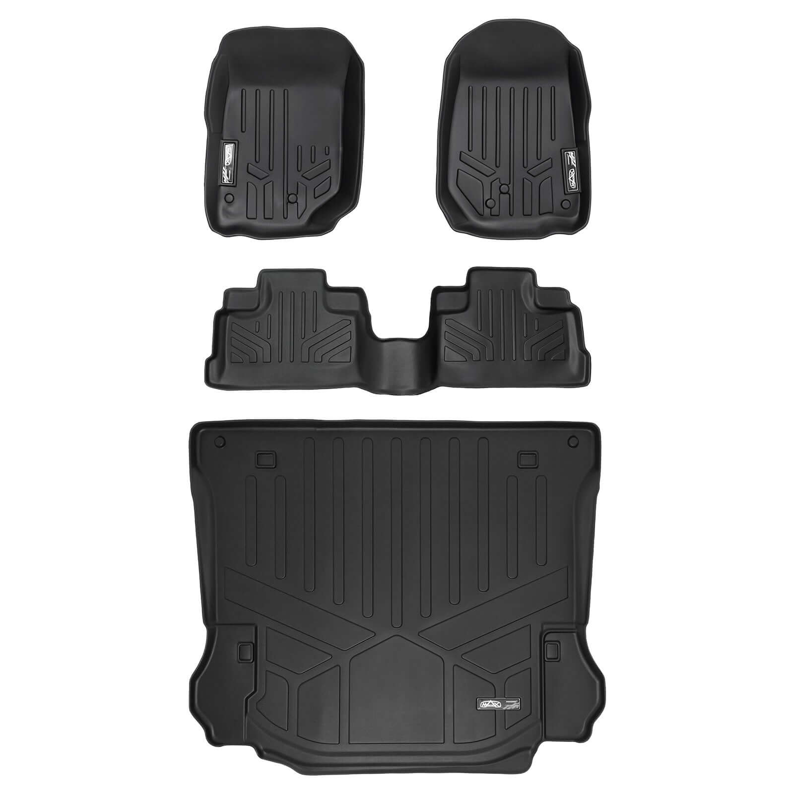 SMARTLINER Custom Fit Floor Liners For 2011-2013 Jeep Wrangler Unlimited (4-Door) Smartliner USA
