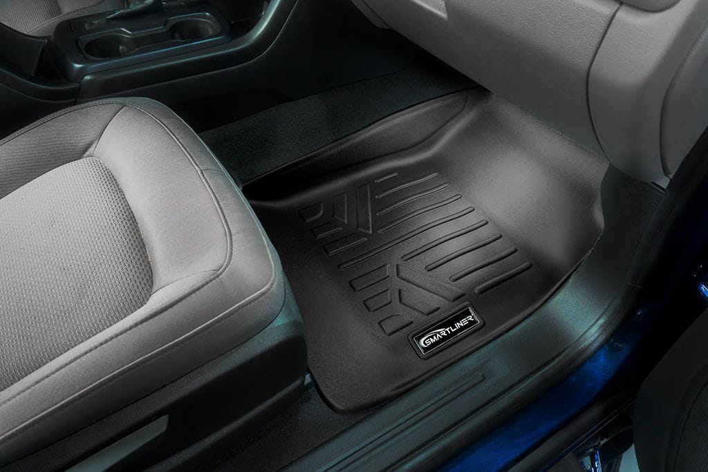 SMARTLINER Custom Fit Floor Liners For 2015-2022 Chevy Colorado Extended Cab / GMC Canyon Extended Cab Smartliner USA