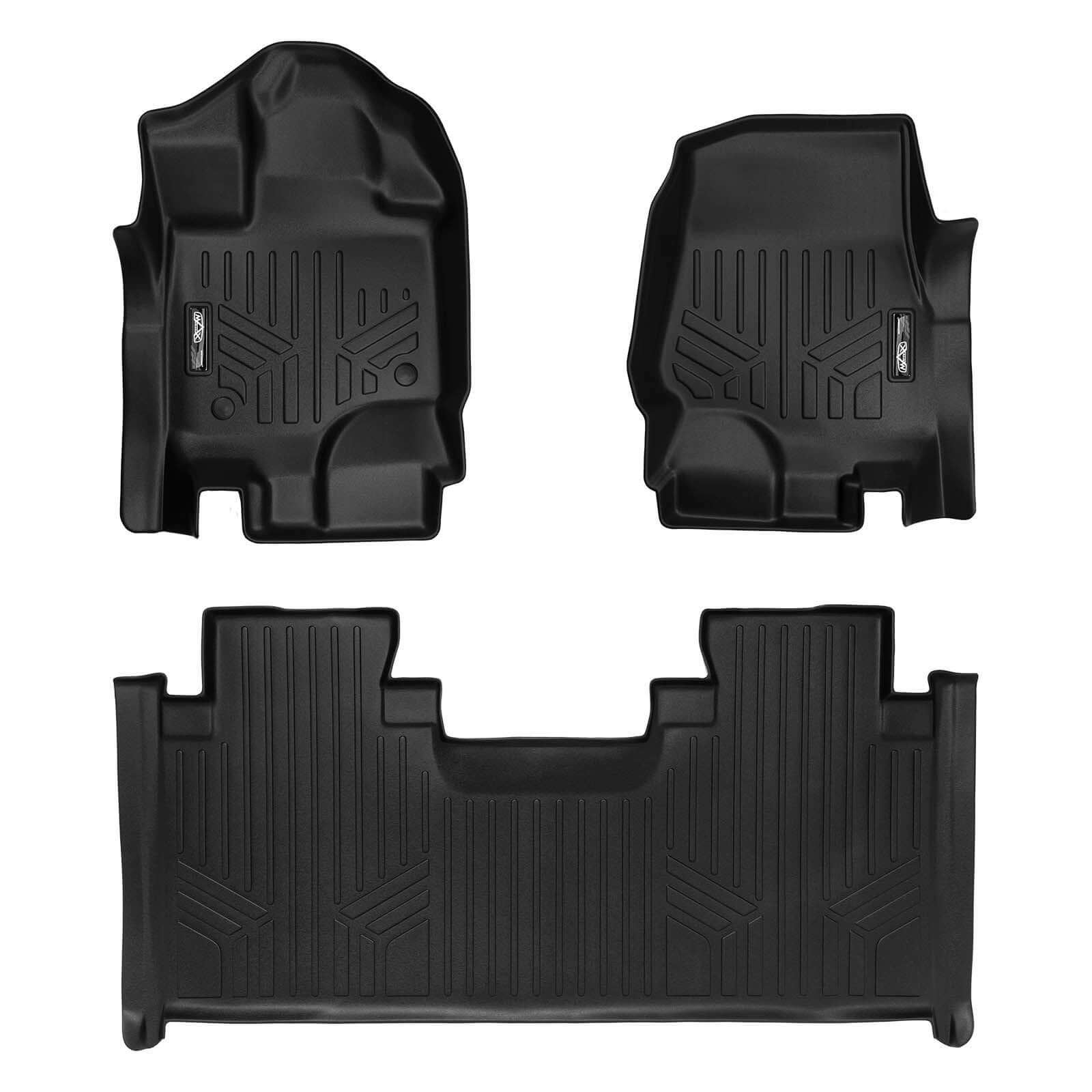 SMARTLINER Custom Fit Floor Liners For 2015-2025 Ford F-150 SuperCab with 1st Row Bench Seat Smartliner USA