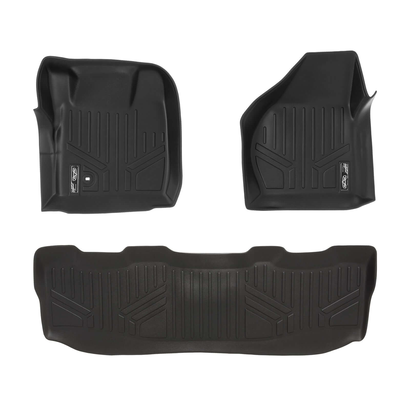 SMARTLINER Custom Fit Floor Liners For 2008-2010 Ford F-250 / F-350 / F-450 Super Duty Crew Cab Smartliner USA