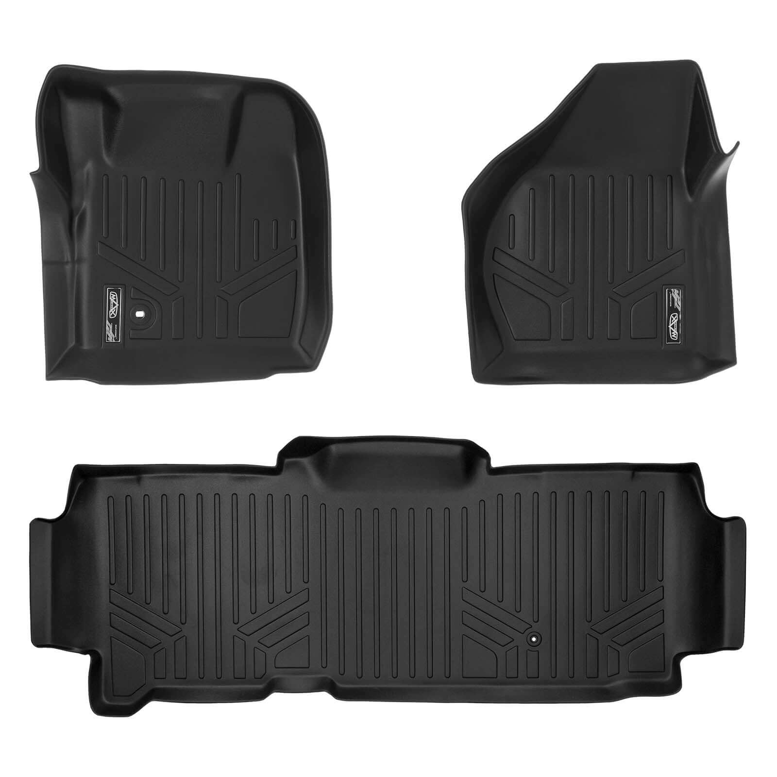 SMARTLINER Custom Fit Floor Liners For 2008-2010 Ford F-250 / F-350 Super Duty SuperCab Smartliner USA