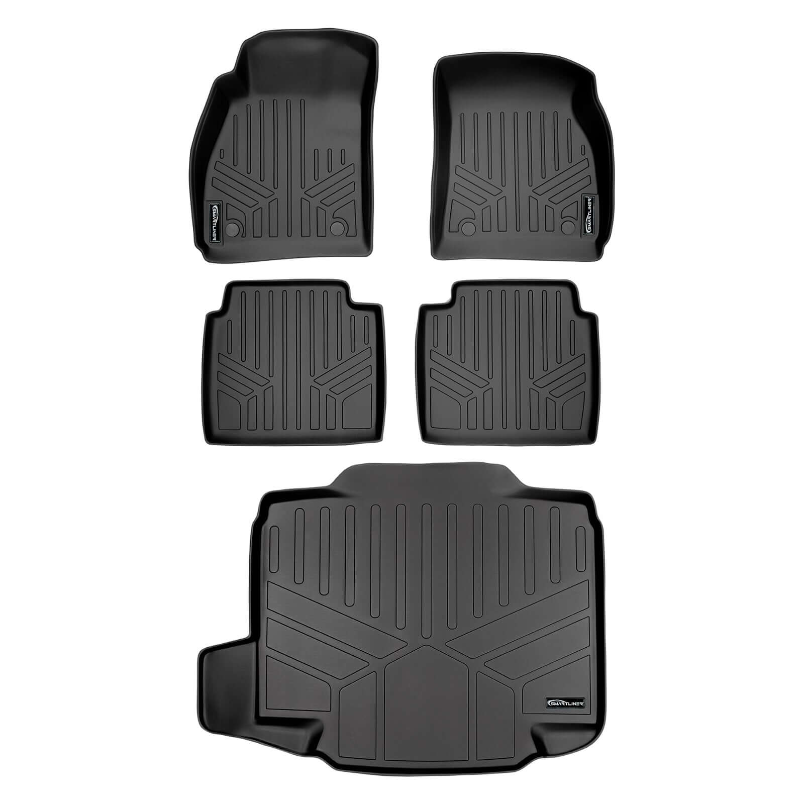 SMARTLINER Custom Fit Floor Liners For 2010-2016 Buick LaCrosse (No eAssist Battery) Smartliner USA