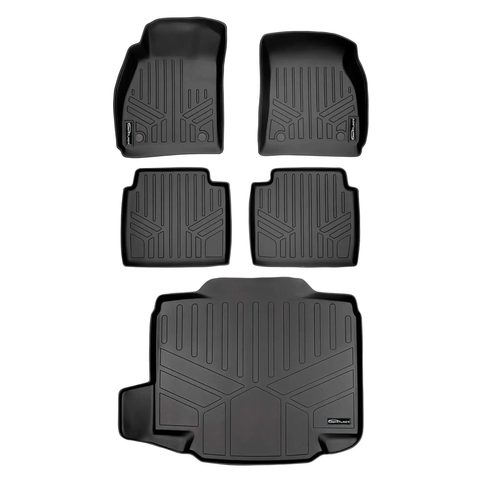 SMARTLINER Custom Fit Floor Liners For 2010-2016 Buick LaCrosse (No eAssist Battery) Smartliner USA