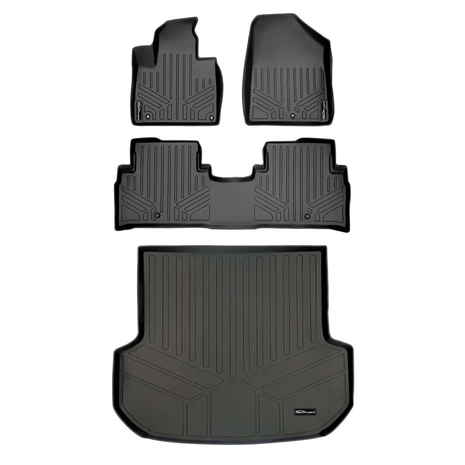 SMARTLINER Custom Fit Floor Liners For 2016-2020 Kia Sorento (5 Passenger Model Only) Smartliner USA
