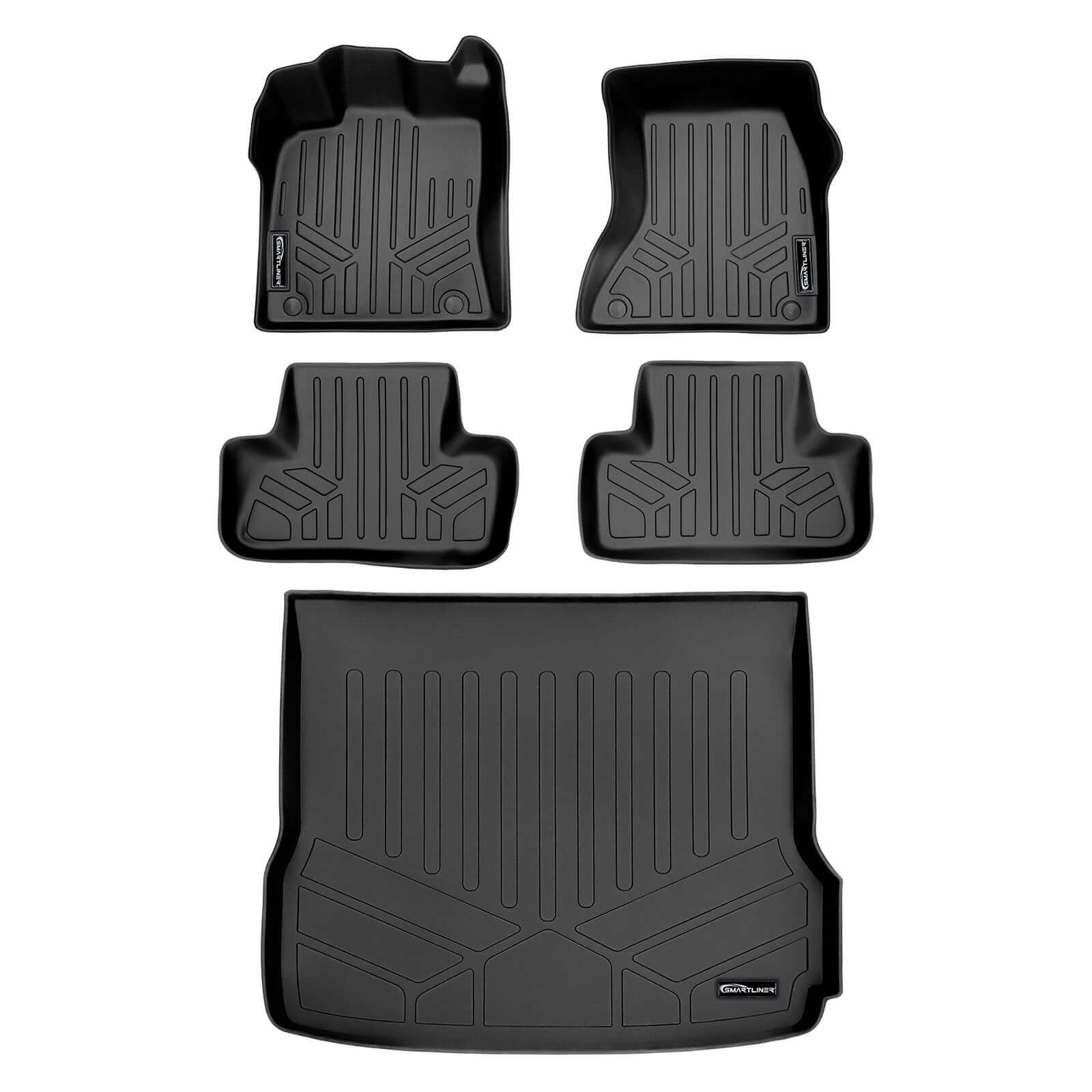 SMARTLINER Custom Fit Floor Liners For 2009-2017 Audi Q5 Non Hybrid / 2014-2017 SQ5 Smartliner USA