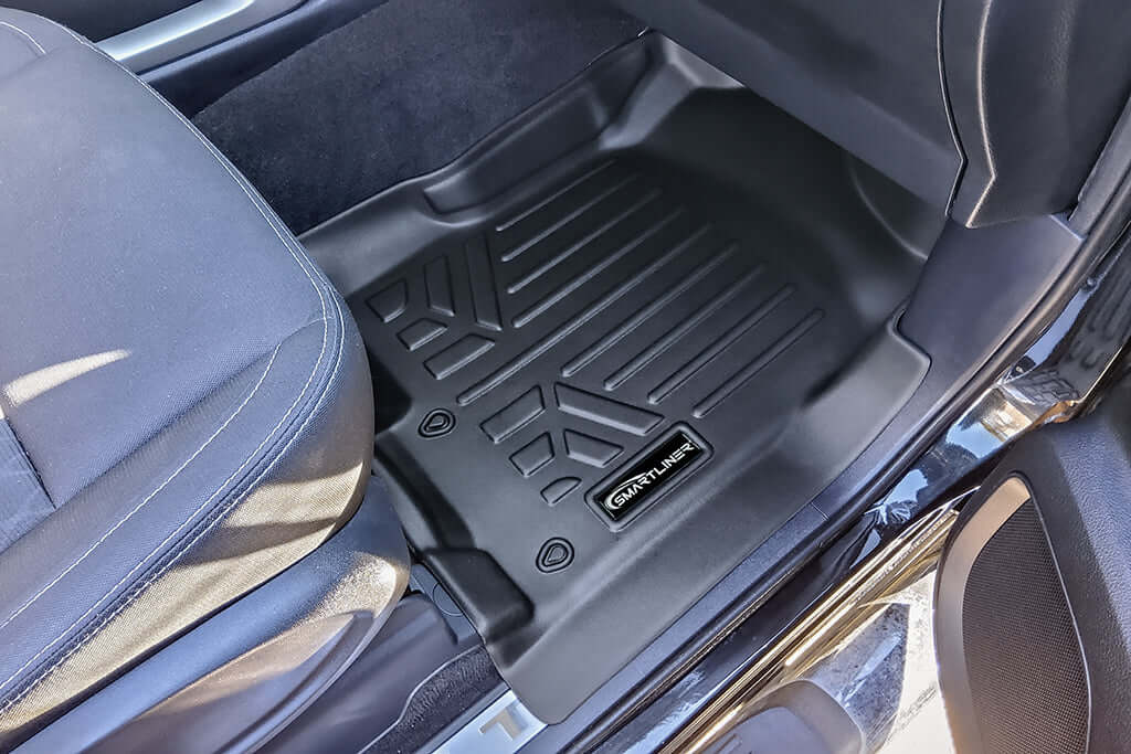 SMARTLINER Custom Fit Floor Liners For 2017-2024 Nissan Titan King Cab With Bucket Seats Smartliner USA