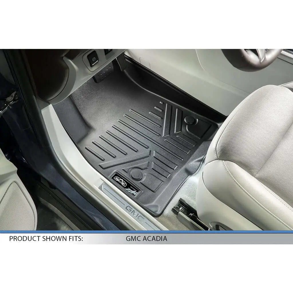 SMARTLINER Custom Fit Floor Liners For 2017-2023 GMC Acadia with 2nd Row Bucket Seats Smartliner USA
