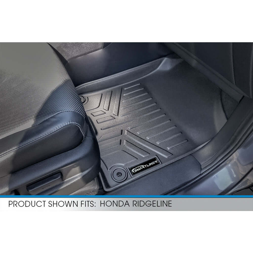 SMARTLINER Custom Fit Floor Liners For 2017-2025 Honda Ridgeline Crew Cab Smartliner USA