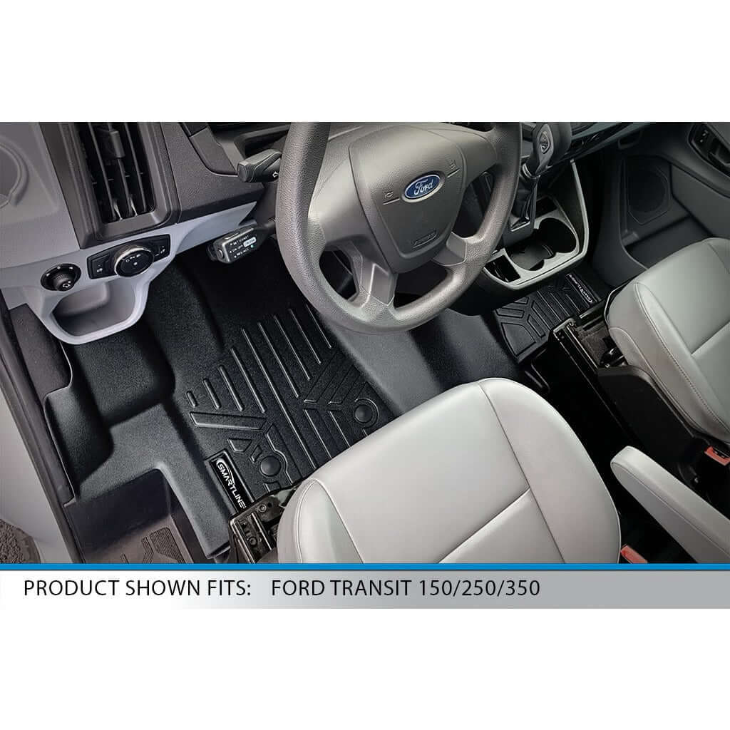 SMARTLINER Custom Fit Floor Liners For 2015-2019 Ford Transit (No Transit Connect) Smartliner USA
