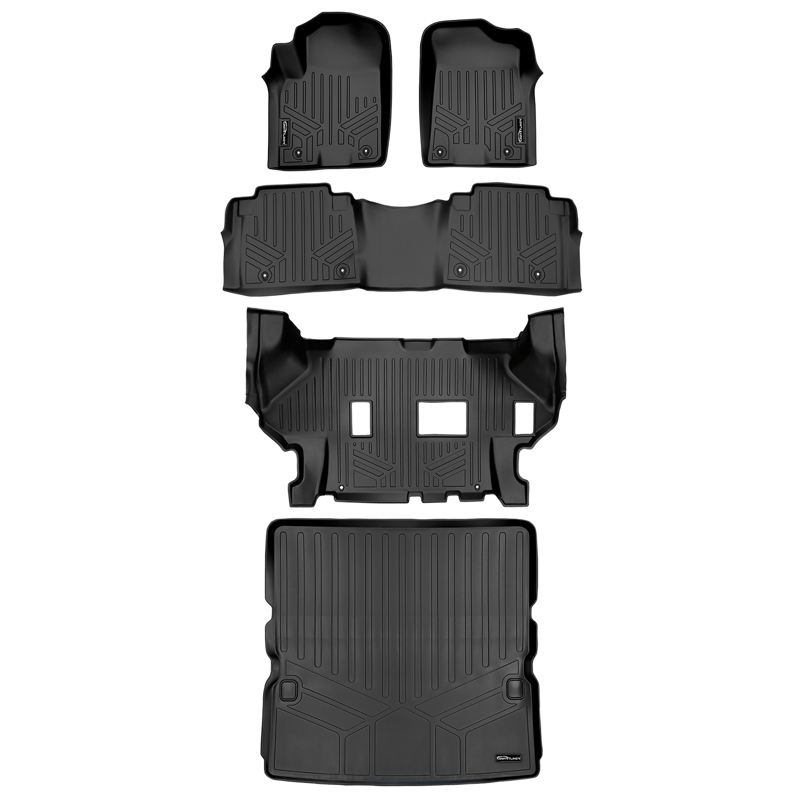 SMARTLINER Custom Fit Floor Liners For 17 18 Armada/11 13 Infiniti QX56/2014 2018 QX80 Smartliner USA