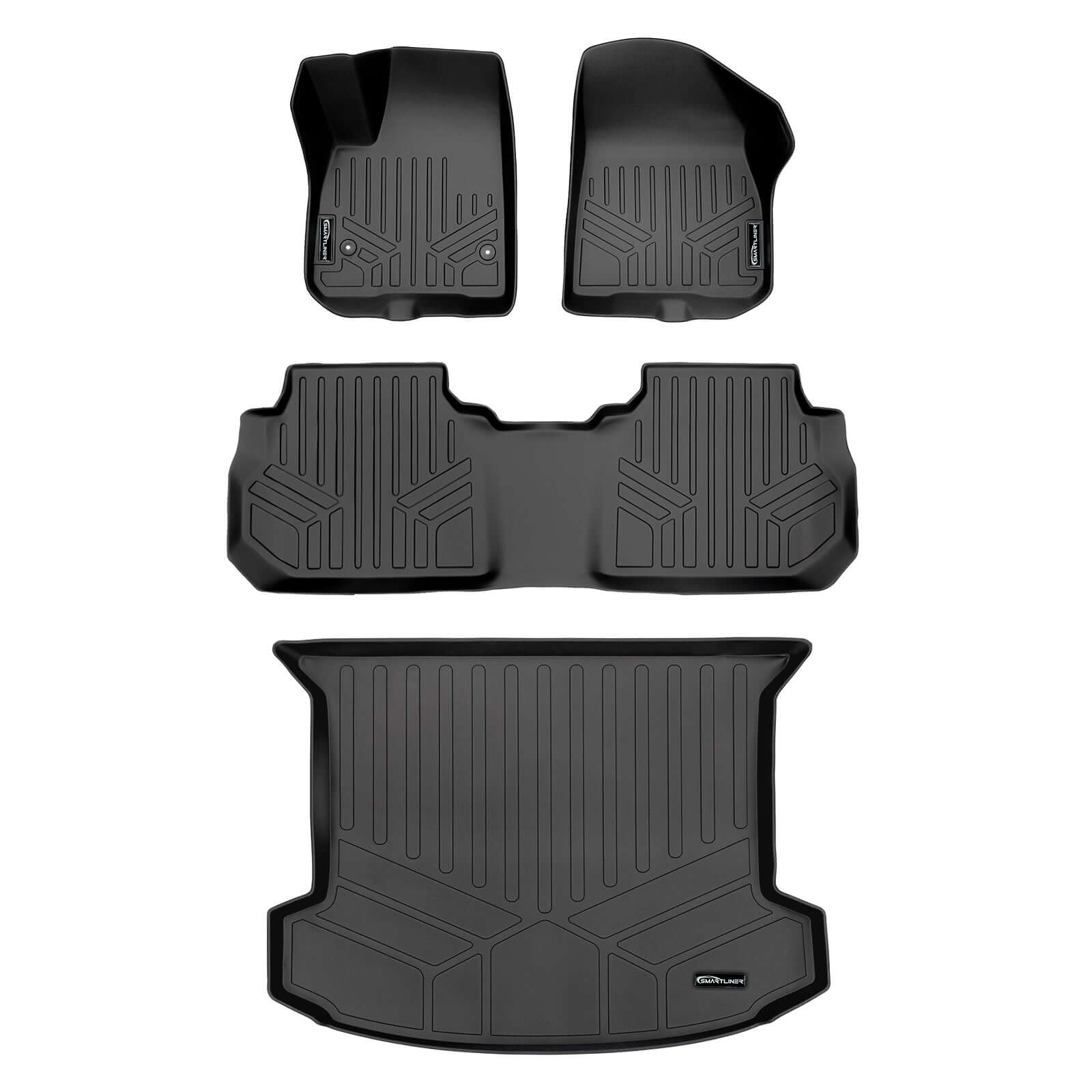 SMARTLINER Custom Fit Floor Liners For 2017-2025 Cadillac XT5 Smartliner USA