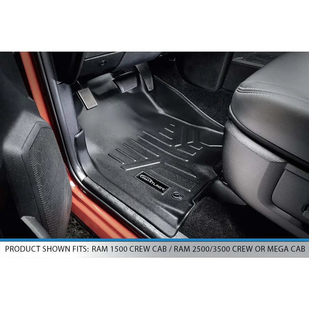SMARTLINER Custom Fit Floor Liners For 2012 RAM 1500 Crew Cab Smartliner USA