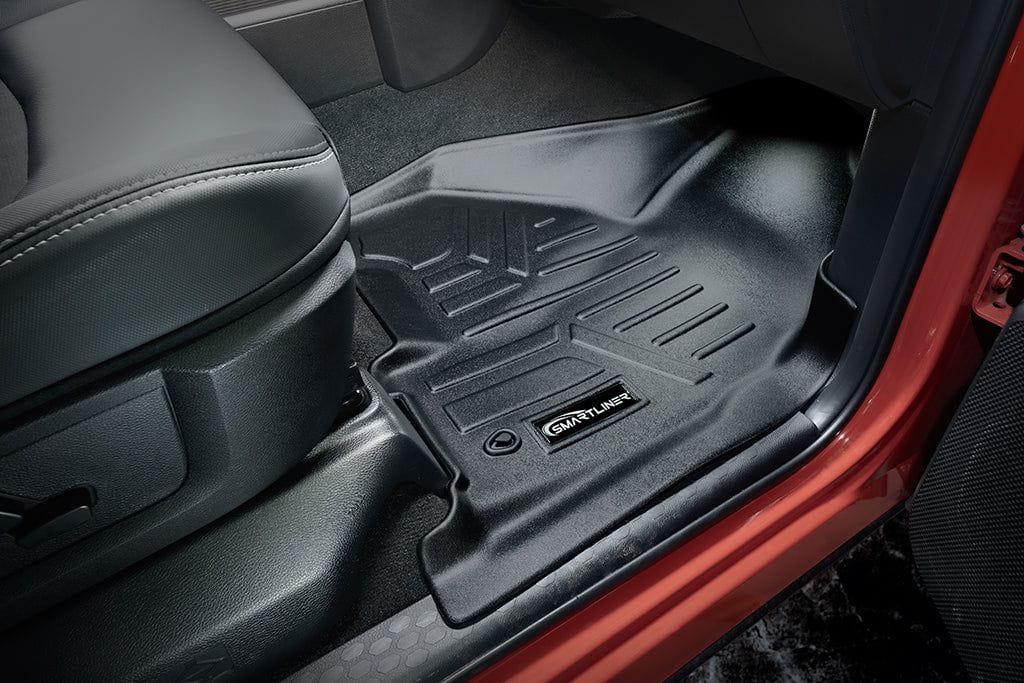 SMARTLINER Custom Fit Floor Liners For 2012-2018 RAM 2500/3500 Mega Cab with Dual Front Hooks Smartliner USA