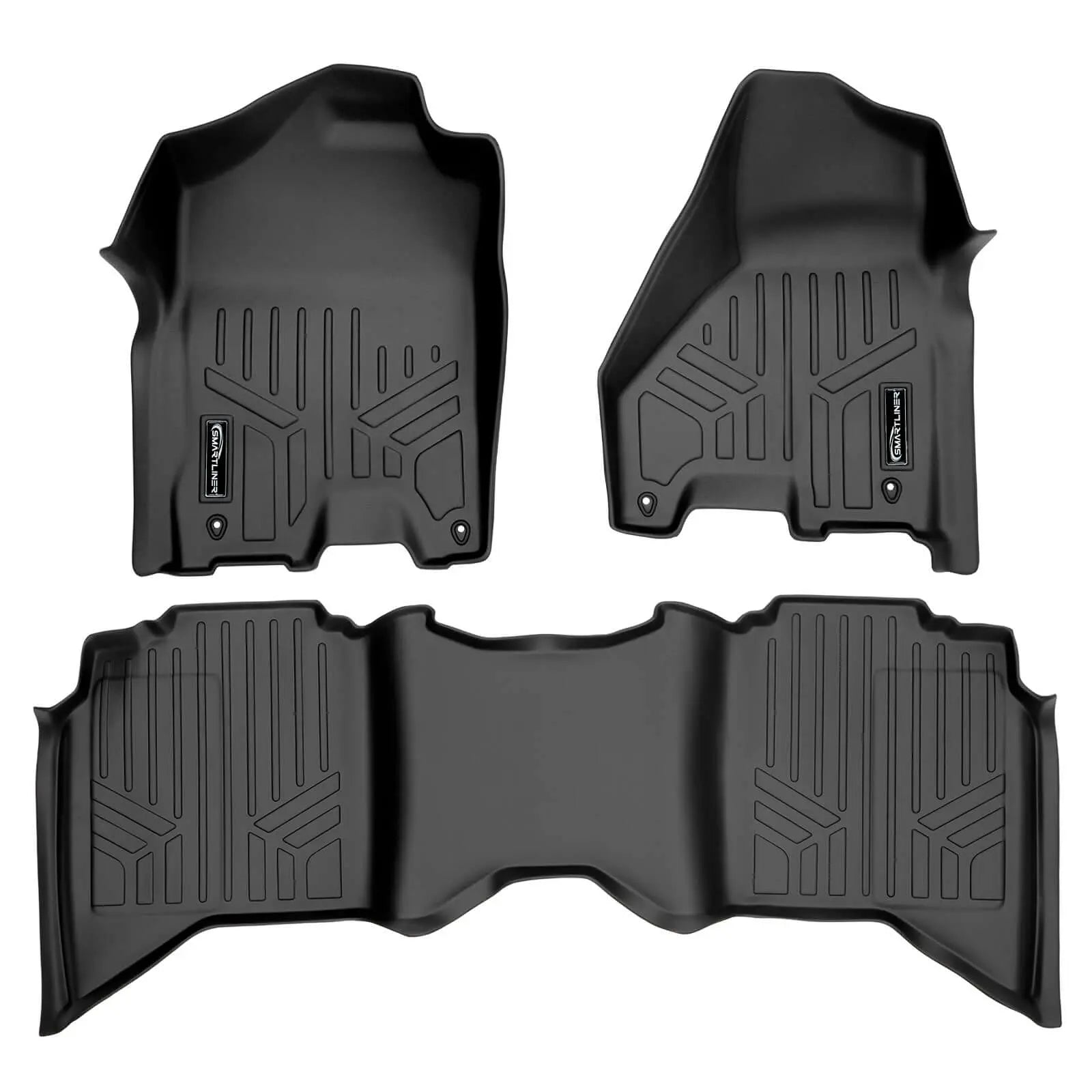 SMARTLINER Custom Fit Floor Liners For 2012 RAM 1500 Crew Cab Smartliner USA