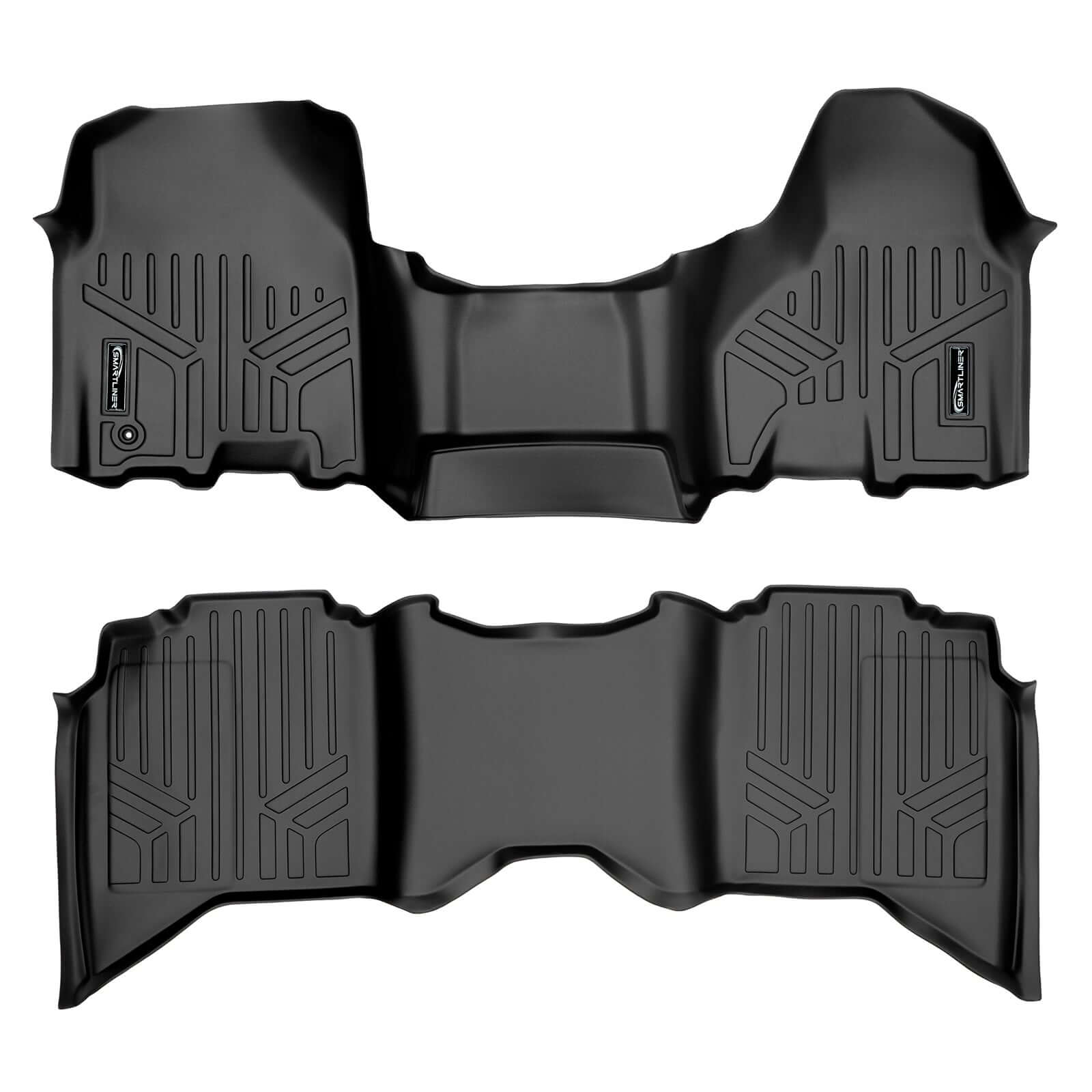 SMARTLINER Custom Fit Floor Liners For 2009-2012 Dodge Ram 1500 Crew Cab/2010-2012 2500/3500 Crew Cab (4 Full Size Doors) Smartliner USA