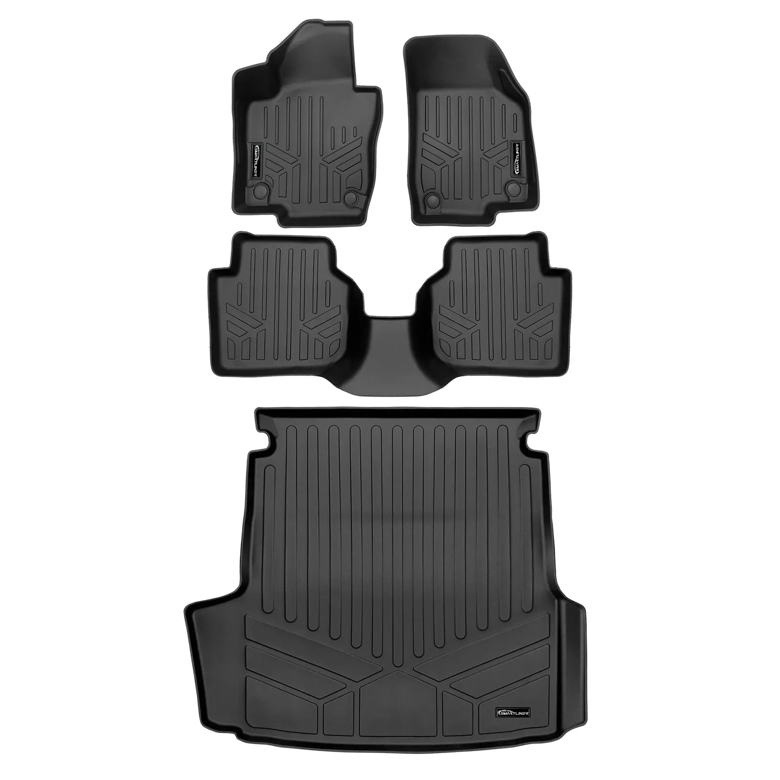 SMARTLINER Custom Fit Floor Liners For 2012-2019 Volkswagen Passat (Automatic Transmission) Smartliner USA