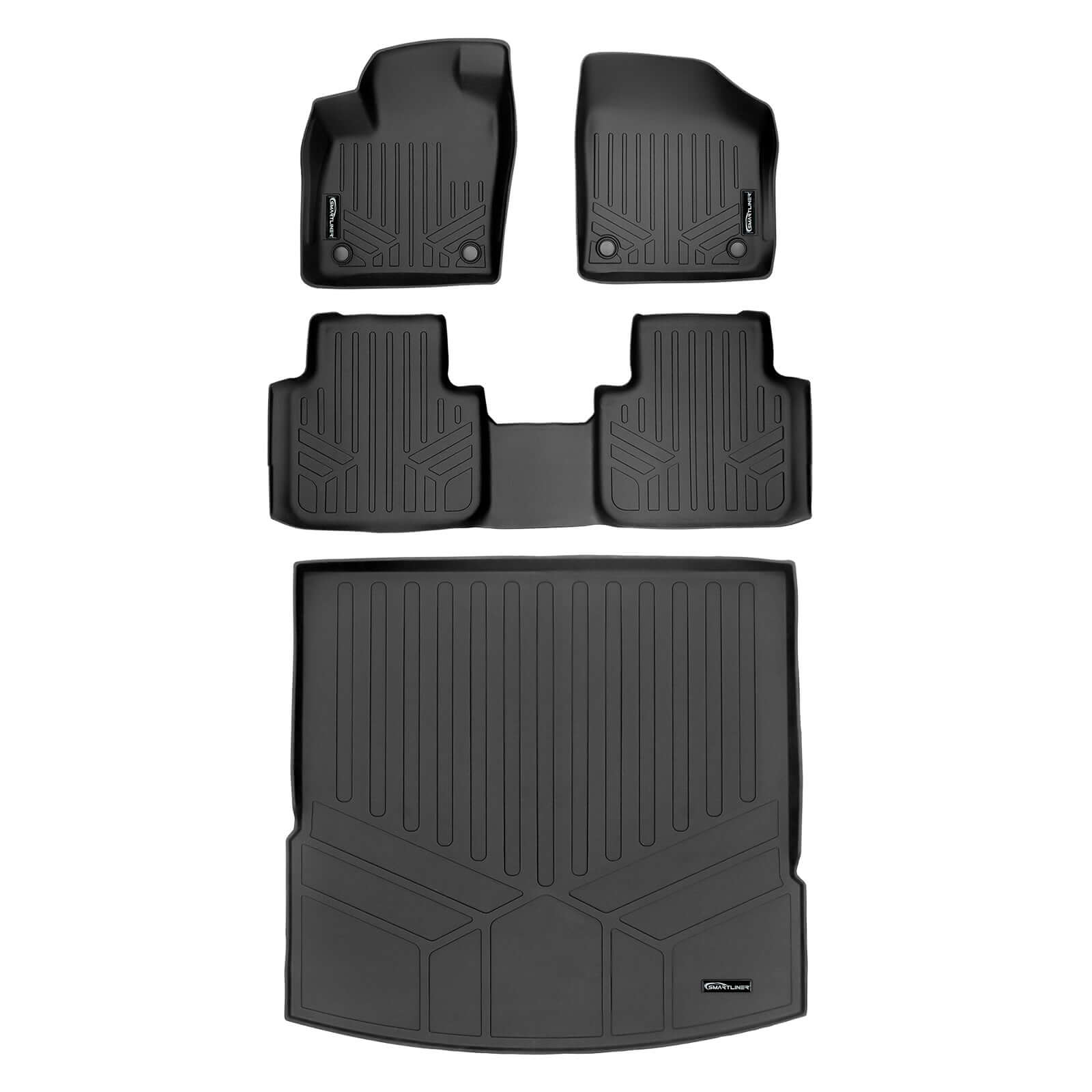 SMARTLINER Custom Fit Floor Liners For 2020-2025 Volkswagen Atlas Cross Sport Smartliner USA