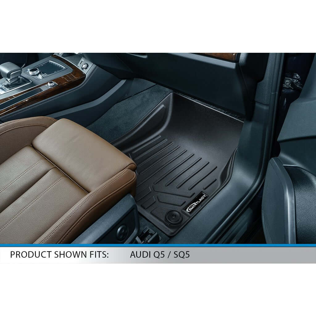 SMARTLINER Custom Fit Floor Liners For 2018-2025 Audi Q5 / SQ5 (Hybrid Models) Smartliner USA