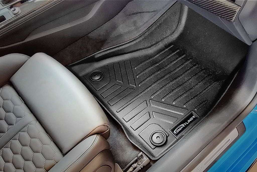 SMARTLINER Custom Fit Floor Liners For 2018-2024 Audi S5 / A5 Convertible / S5 Convertible/ Cabriolet Smartliner USA